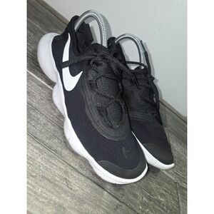Nike Free Run Women's Running Training Sneakers Size 9 Black White